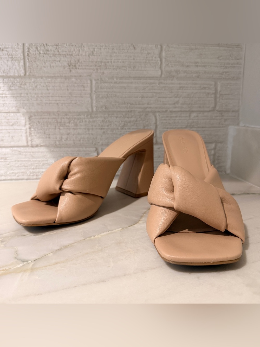 Nude Block Heel Sandal Minimalist Capsule Elevated Neutral Chic Timeless Elegant